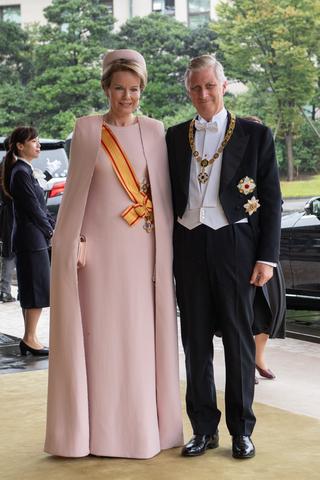 ベルギーのフィリップ国王とマチルド王妃