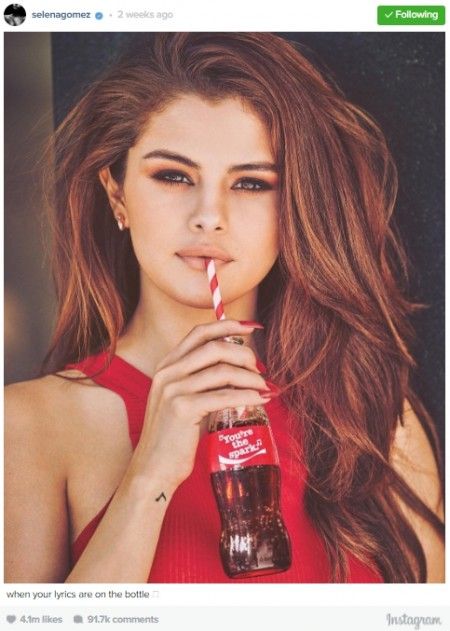 セレーナ・ゴメス　インスタグラム　いいね　Selena Gomez Instagram Like