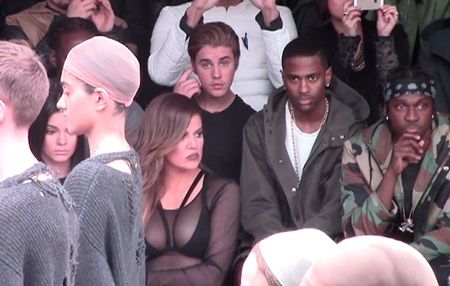 カニエ・ウェスト kanye west　ファッションショー　ジャスティン・ビーバー justin bieber