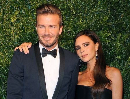 David Beckham and Victoria Beckham attend the London Evening Standard Theatre Awards at The Palladium in London. Pictured: David Beckham and Victoria Beckham Ref: SPL900492  301114   Picture by: James Higgins / Splash News Splash News and Pictures Los Angeles: 310-821-2666 New York:  212-619-2666 London:    870-934-2666 photodesk@splashnews.com 