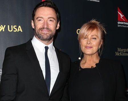 LOS ANGELES, CA, USA - JANUARY 28: Actor Hugh Jackman and wife Deborra-Lee Furness arrives at the 2016 G'Day USA Los Angeles Gala held at Vibiana on January 28, 2016 in Los Angeles, California, United States. (Photo by Image Press/Splash News) Pictured: Hugh Jackman, Deborra-Lee Furness Ref: SPL1217578  280116   Picture by: Image Press / Splash News Splash News and Pictures Los Angeles:    310-821-2666 New York:  212-619-2666 London:    870-934-2666 photodesk@splashnews.com 