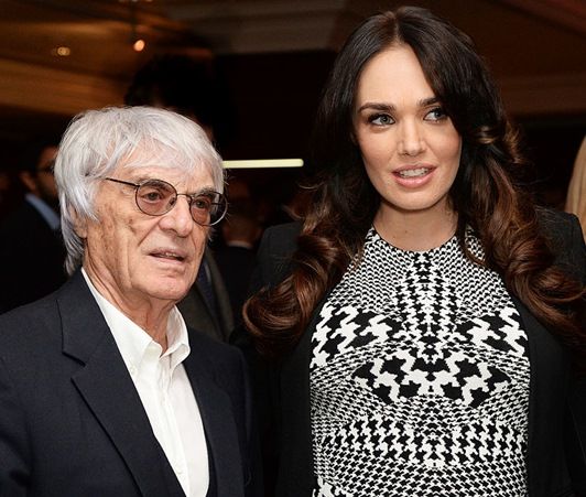 タマラ・エクレストン(右)はF1運営組織CEOのバーニー・エクレストン(左)の次女。