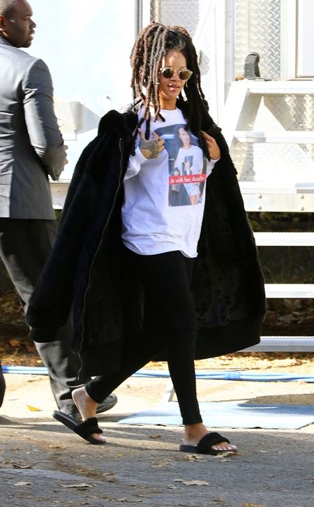 リアーナ Rihanna  アメリカ大統領選挙 ヒラリー・クリントン 応援 支持 プリントTシャツ プリントスウェット