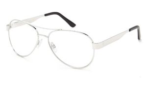 フォーエバー21　Forever21　ギークめがね　おたく風めがね　メタルアビエーターめがね