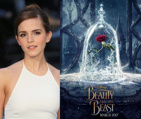 エマ・ワトソン　Emma Watson　ディズニー　実写版　映画　美女と野獣　ポスター