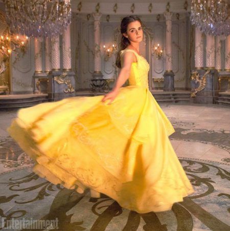 エマ・ワトソン　Emma Watson　映画　美女と野獣　ディズニー　実写版　ファーストルック　写真