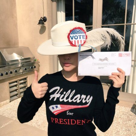 レディー・ガガ Lady Gaga アメリカ 大統領選挙 投票