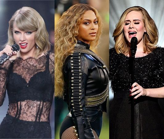 テイラー・スウィフト ビヨンセ アデル 最も稼ぐ女性ミュージシャン