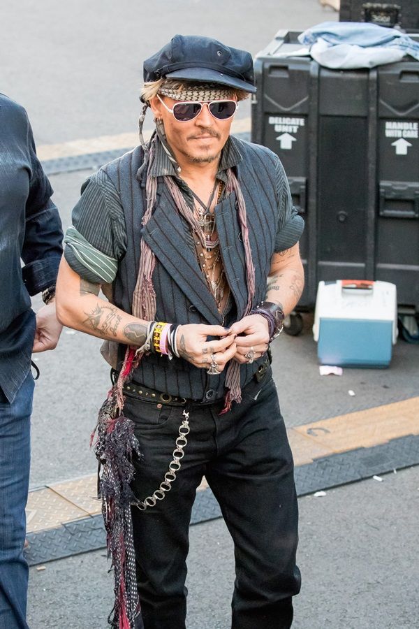 ジョニー・デップ　Johnny Depp　『ジミー・キンメル・ライブ！』　離婚後初　TV出演