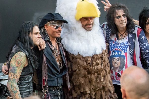 ジョニー・デップ　Johnny Depp　『ジミー・キンメル・ライブ！』　離婚後初　TV出演