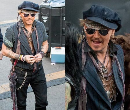 ジョニー・デップ　Johnny Depp　『ジミー・キンメル・ライブ！』　離婚後初　TV出演