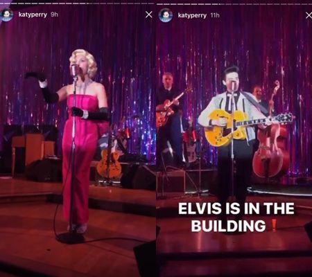 ケイティ・ペリー Katy Perry ハロウィン バースデー パーティ マリリン・モンロー エリヴィス・プレスリー そっくりさん