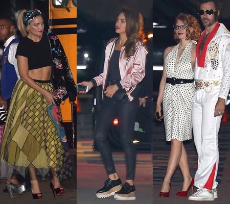 ケイティ・ペリー ハロウィン バースデー パーティ セレブ ケイト・ハドソン ジェシカ・アルバ ジェシカ・チヤステイン