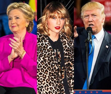 テイラー・スウィフト　アメリカ大統領選　投票　ヒラリー・クリントン　ドナルド・トランプ　Taylor Swift 