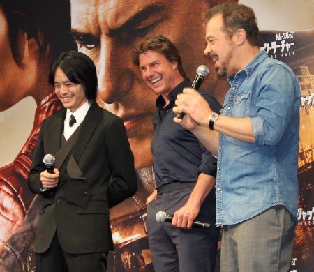 トム・クルーズ Tom Cruise  映画『ジャック・リーチャー NEVER GO BACK』 来日 記者会見 映画『ラストサムライ』 池松壮亮