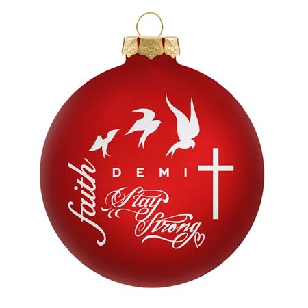 デミ・ロヴァート Demi Lovert クリスマスグッズ グッズ オフィシャルサイト 公式サイト ツリー用オーナメント デミのタトゥー