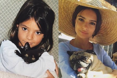 エミリー・ラタコウスキー　Emily Ratajkowski　幼少期　かわいい　今と変わらない　ナチュラルビューティ　モデル　女優　映画　ゴーンガール　　今昔　比較