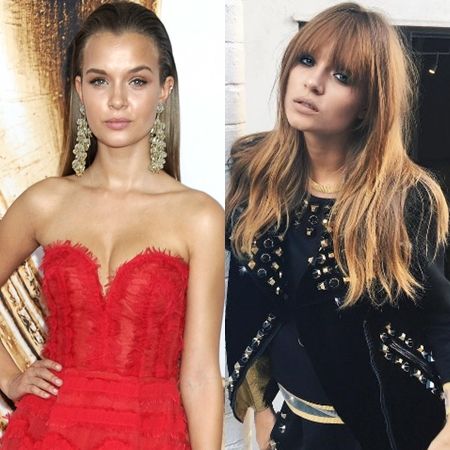 ジョセフィン・スクライヴァー Josephine Skriver 前髪 ぱっつん ヘアチェンジ イメージチェンジ イメチェン 前髪アリナシ ビフォーアフター