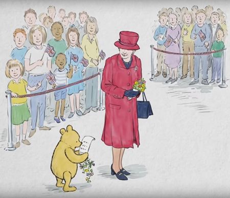 エリザベス女王　 Queen Elizabeth　イギリス　2016年　総まとめ　総集編　1年振り返り　くまのぷーさん　絵本　特別　プーさんとエリザベス女王は同い年　バッキンガム宮殿　