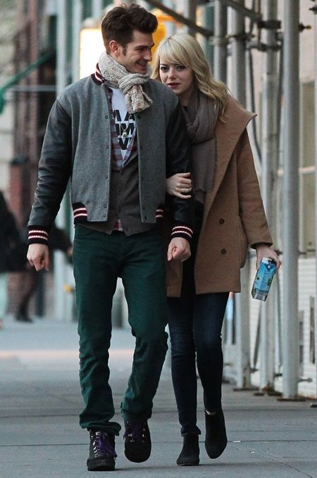 エマ・ストーン　アンドリュー・ガーフィールド emma stone andrew garfield