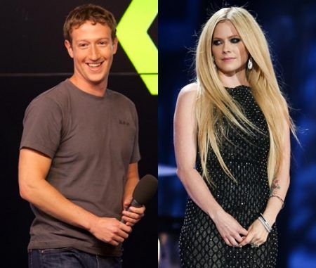 アヴリル・ラヴィーン　マーク・ザッカーバーグ　Avril Lavigne　Mark Zuckerberg