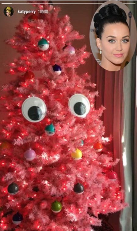 ケイティ・ペリー　Katy Perry クリスマスツリー　2016