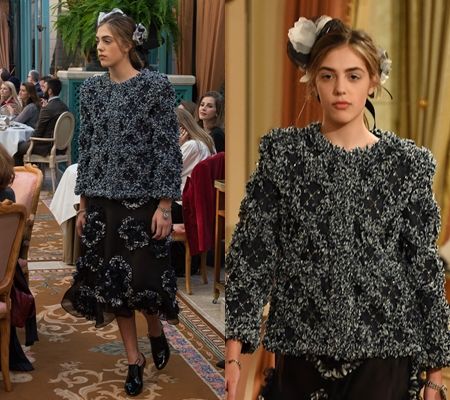 CHANEL　プレフォール　2017　システィーン・スタローン　Sistine Stallone