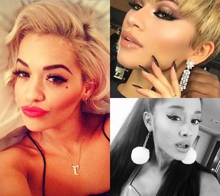 トレンド 自撮り セルフィー ポーズ 流行 リタ・オラ ゼンデイヤ アリアナ・グランデ