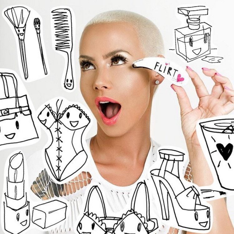 つけまつ毛ディスペンサー　Flirt Cosmetics　アンバー・ローズ