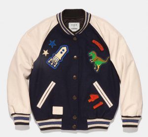 Coachキッズ　ワッペンつきスタジャン