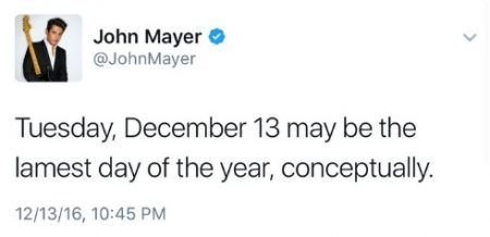ジョン・メイヤー　John Mayer　テイラー・スウィフト　ツイート　誕生日