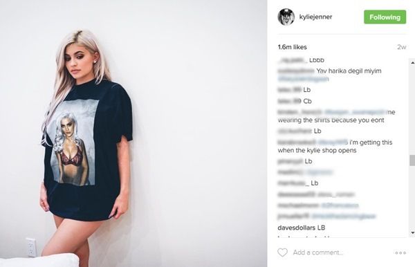 カイリー・ジェナー　Kylie Jenner　インスタグラム　LB荒らし