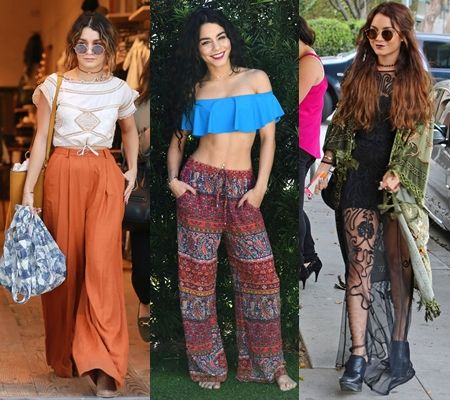 ヴァネッサ・ハジェンズ　Vanessa Hudgens　BOHO　ボヘミアン　ファッション