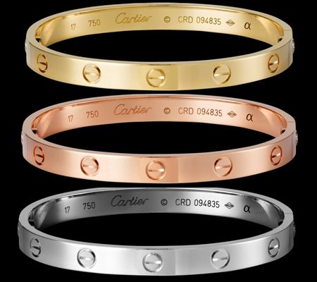 最も検索されたアクセサリー　Cartier カルティエ　Love ブレスレット