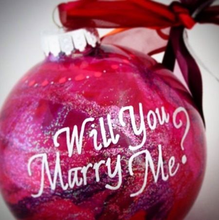 クリスマスツリー・オーナメント・プロポーズ