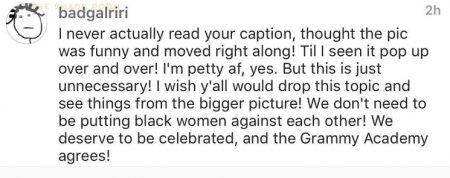 リアーナ ビヨンセ Rihanna Beyonce インスタグラム コメント