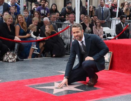 ライアン・レイノルズ　Ryan Reynolds　ハリウッドの殿堂