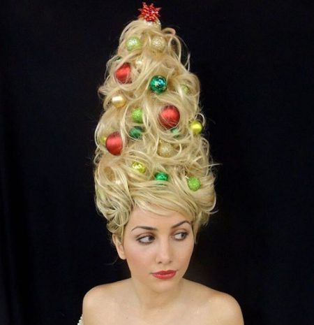 クリスマスツリーヘア