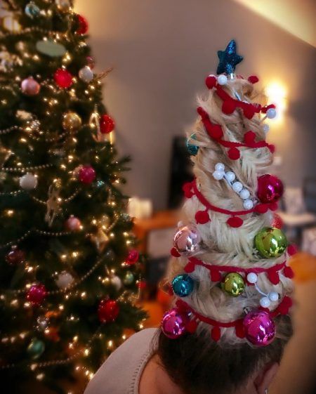 クリスマスツリーヘア