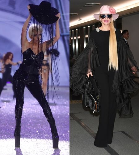 レディー・ガガ Lady Gaga  ヴィクトリアズ・シークレット  Victoria's Secret ファッションショー ハット 1億円 Gladys Tamez Millinery グラディス・タイムズ・ミリネリー Swarovski スワロフスキー コラボ パフォーマンス ジョン・ウェイン 来日ハット ピンク