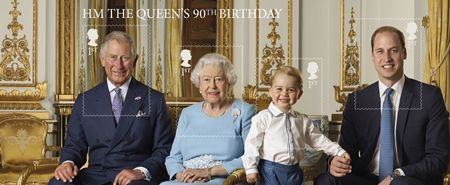 エリザベス女王　 Queen Elizabeth　イギリス　2016年　総まとめ　総集編　誕生日　90歳　パレード　デコバルーン　国民がお祝い　記念切手　4世代の君主