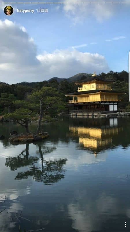 ケイティ・ペリー Katy Perry オーランド・ブルーム  Orlando Bloom 日本 来日 観光 京都 金閣寺 寺院 仏閣