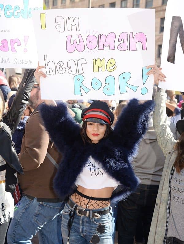 女性のマーチ　ロサンジェルス　ヴァネッサ・ハジェンズ