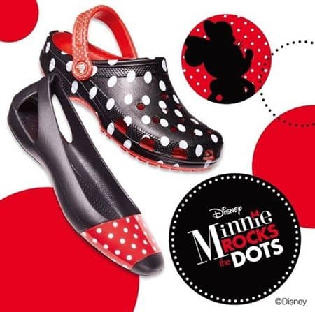 クロックス crocs ディズニー コラボ ミニーマウス ポルカドット 可愛い 世界で数量限定発売 各150足