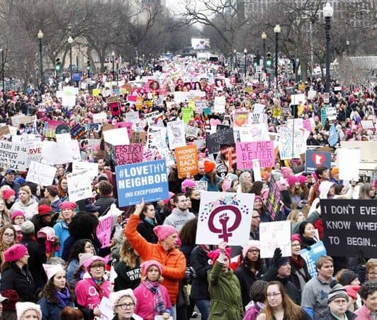 女性のマーチ　ワシントンD.C.