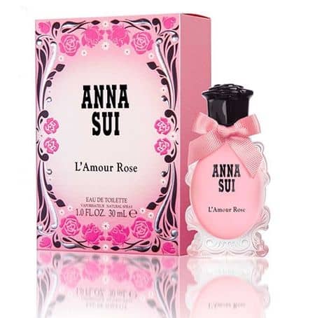 アナスイ　Anna Sui　香水　フレグランス　限定発売　L'Amour Rose～ラムール ローズ 　パリ　ロマンティック　パッケージ　可愛い　ピンク
