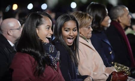 オバマ・ファミリー Obama Family　ホワイハウス　アメリカ大統領　人気　ミシェル・オバマ　マリア・オバマ　ナターシャ・オバマ　バラク・オバマ