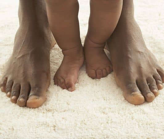 男性とベイビー