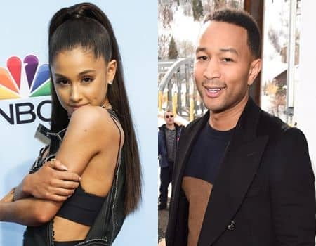 アリアナ・グランデ　ジョン・レジェンド　美女と野獣　レコーディング　Ariana Grande　John Legend