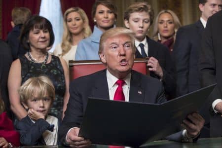 ドナルド・トランプ　Donald Trump　バロン・トランプ　Barron Trump　